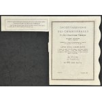 Warszawskie Towarzystwo Kopalń Węgla i Zakładów Hutniczych S.A., 100 zloty, 500 zloty and 1,000 zloty 1929 - set of 3 pcs.