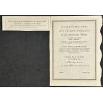 Warszawskie Towarzystwo Kopalń Węgla i Zakładów Hutniczych S.A., 100 zloty, 500 zloty and 1,000 zloty 1929 - set of 3 pcs.