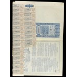 Towarzystwo Kredytowe Ziemskie w Warszawie, obligation hypothécaire à 6 % 1929, 1 000 francs français - ensemble de 6.