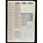 Towarzystwo Kredytowe Ziemskie w Warszawie, obligation hypothécaire à 6 % 1929, 1 000 francs français - ensemble de 6.