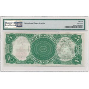 USA, Red Seal, 5 Dollars 1907 - Speelman & White - PMG 45 EPQ