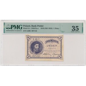 1 zlatý 1919 - S.69 C - PMG 35