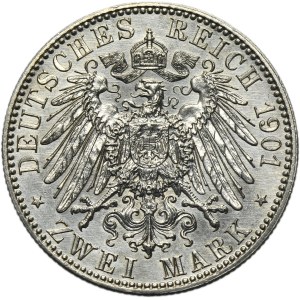 Germany, Kingdom of Prussia, Wilhelm II, 2 Mark Berlin 1901