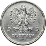 Nike, 5 zloty Warsaw 1930 - RARE ANNIVERSARY