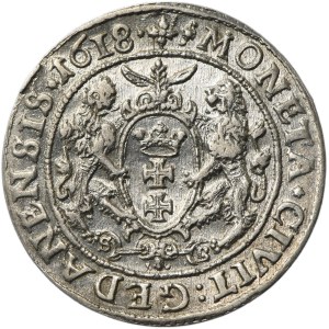 Sigismund III Vasa, 1/4 Thaler Danzig 1618 SB