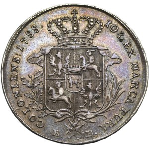 Poniatowski, Thaler Varšava 1788 EB - varianta 35.a2
