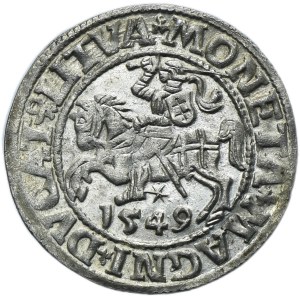 Zygmunt II August, Półgrosz Wilno 1549 - LI/LITVA