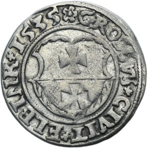 Sigismund I the Old, Groschen Elbing 1535 - PRVS