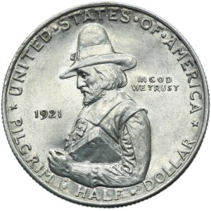 USA, 1/2 Dollar Denver 1921 D Pilgrim