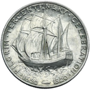 USA, 1/2 Dollar Denver 1921 D Pilgrim