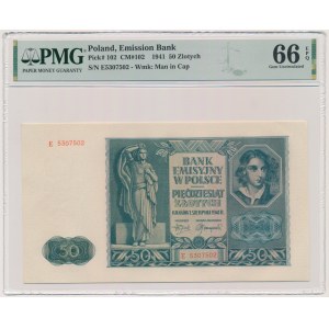 50 Gold 1941 - E - PMG 66 EPQ