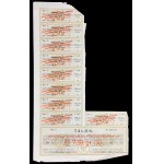 A set of coupons on various stocks and bonds - part II