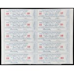A set of coupons on various stocks and bonds - part II