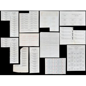 A set of coupons on various stocks and bonds - part II