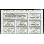 A set of coupons on various stocks and bonds - part II