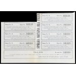 A set of coupons on various stocks and bonds - part II