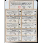 A set of coupons on various stocks and bonds - part II