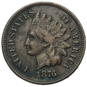 USA, 1 Cent Philadelphia 1876 - Indian Head