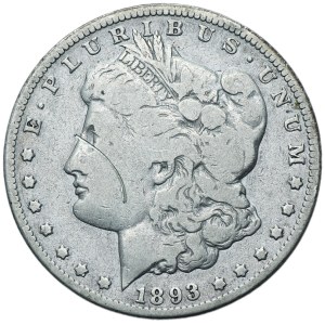 USA, 1 Dollar New Orelans 1893 O - Morgan