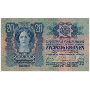 Austria, 20 Kronen 1913