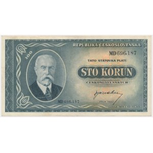 Czechoslovakia, 100 Korun (1945)