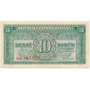 Czechoslovakia, 10 Korun 1950