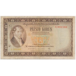 Czechoslovakia, 500 Korun 1946