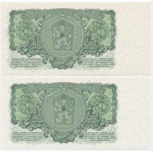 Czechoslovakia, 5 Korun 1961 - SPECIMEN AND REGULAR (2 pcs.)
