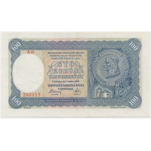 Slovacchia, 100 corone 1940