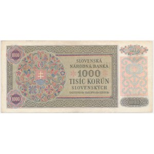 Slovakia, 1.000 Korun 1940