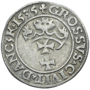 Sigismund I the Old, Groschen Danzig 1535 - PRVSS