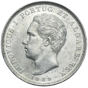 Portugal, Louis I, 500 Reis Lisbon 1889