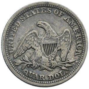 USA, 1/4 Dollar Philadelphia 1847