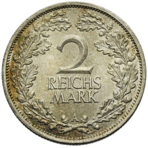 Germany, Weimar Republic, 2 Mark Berlin 1925 A