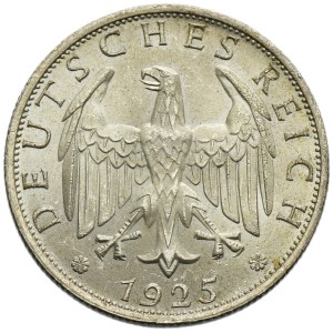 Germany, Weimar Republic, 2 Mark Berlin 1925 A
