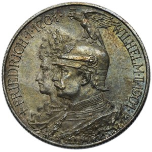 Německo, Pruské království, Vilém II, 2 marky Berlín 1901