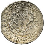 Sigismund III Vasa, 1/4 Thaler Danzig 1623 - PR• - double date
