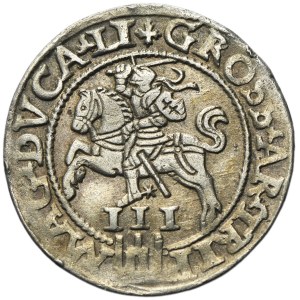 Sigismund II August, 3 Groschen Vilnius 1562 - L/LI