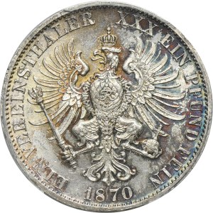 Germany, Kingdom of Prussia, Wilhelm I, Thaler Berlin 1870 A - PCGS MS63