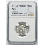 Montenegro, Nicholas I, 1 Perper Paris 1912 - NGC AU58
