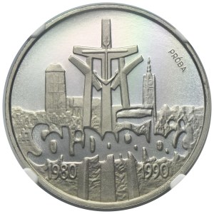 PRÓBA NIKIEL, 200.000 złotych 1990 - NGC MS69