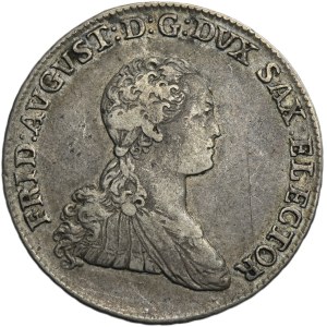 Germany, Saxony, Frederic Augustus III, 2/3 Thaler Dresden 1766 EDC