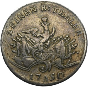 Germany, Kingdom of Prussia, Friedrich II, 1/2 Thaler Berlin 1750 A