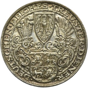 Germany, Weimar Republic, Paul von Hindenburg Medal 1927 D