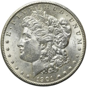 USA, 1 dolár New Orleans 1901 O - Morgan