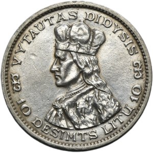 Lithuania, Republic, 10 Litu Kowno 1936