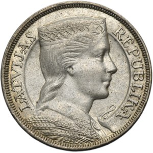 Latvia, Latvian Republic, 5 Lati 1932