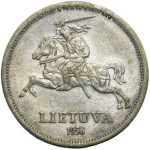 Lithuania, Republic, 5 Litai Kaunas 1936