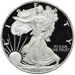 USA, 1 Dollar Philadelphia West Point 2007 W - Walking Liberty