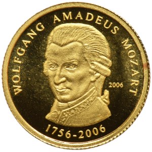 Togo, 1.500 Francs 2006 - Wolfgang Amadeus Mozart